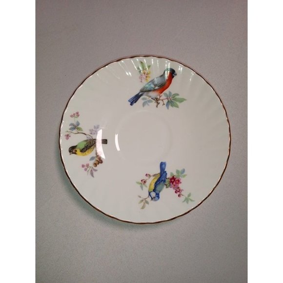 Rosina Other - Rosina Fine Bone China Made in England Scalloped Edge Bird Plate 6" (1e3)
